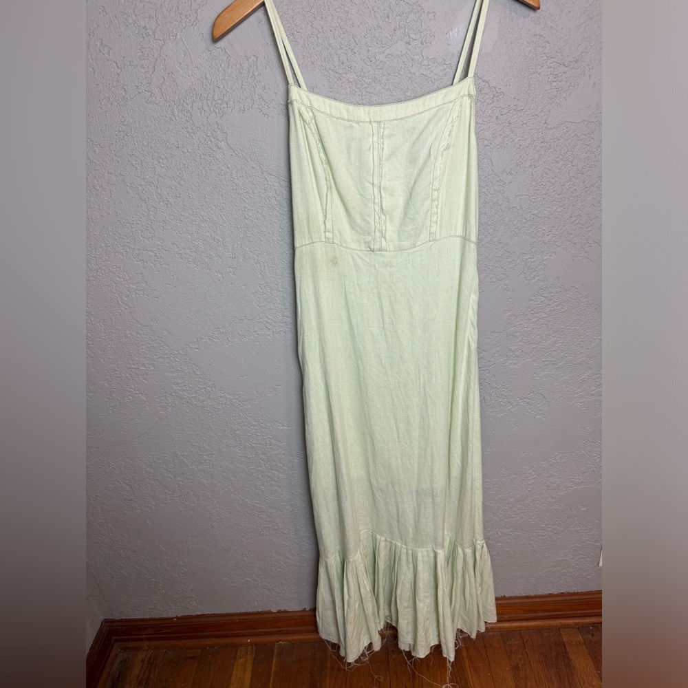 Urban Outfitters Muted Green Midi Dress